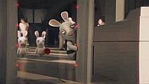 Rabbids invading the airport