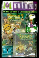 Rayman 2 CD ROM und Rayman Figur
